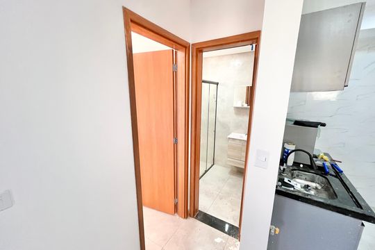Sala/Cozinha de apartamento para alugar com 1 quarto, 25m² em Vila Nova Cachoeirinha, São Paulo