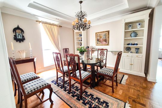 Sala de Jantar de apartamento à venda com 3 quartos, 257m² em Higienópolis, São Paulo