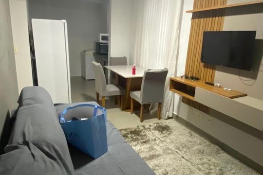 Sala de apartamento para alugar com 2 quartos, 53m² em Residencial Aquários II, Goiânia