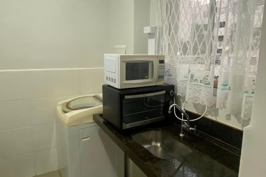 Cozinha de apartamento para alugar com 2 quartos, 53m² em Residencial Aquários II, Goiânia