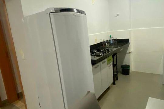 Cozinha de apartamento para alugar com 2 quartos, 53m² em Residencial Aquários II, Goiânia