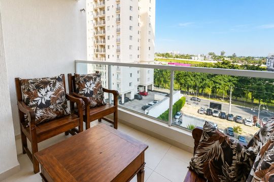 Varanda de apartamento para alugar com 2 quartos, 81m² em Jardim das Colinas, São José dos Campos