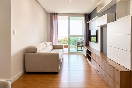 Sala de apartamento para alugar com 2 quartos, 81m² em Jardim das Colinas, São José dos Campos