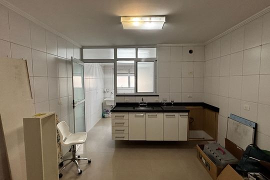 Cozinha de apartamento à venda com 3 quartos, 130m² em Jardim Bela Vista, Santo André