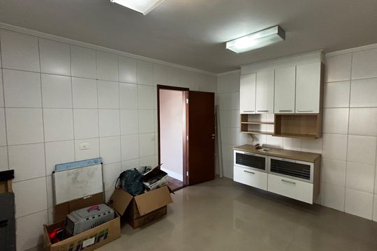 Cozinha de apartamento à venda com 3 quartos, 130m² em Jardim Bela Vista, Santo André