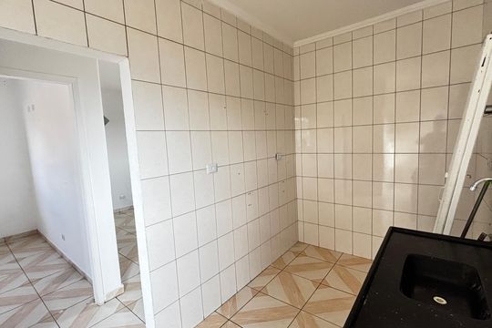 Cozinha de apartamento para alugar com 1 quarto, 38m² em Cidade São Jorge, Santo André
