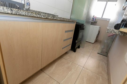 COZINHA de apartamento à venda com 3 quartos, 70m² em Jardim Chapadão, Campinas