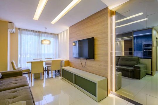 Sala de apartamento para alugar com 2 quartos, 89m² em j, Brasília