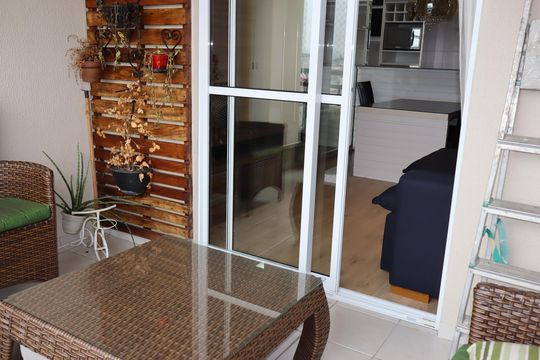 Varanda de apartamento à venda com 3 quartos, 76m² em Vila Macedópolis, São Paulo