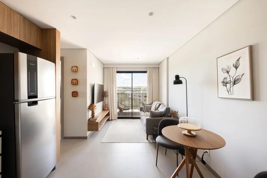 Cozinha de apartamento para alugar com 2 quartos, 54m² em Águas Claras, Brasília