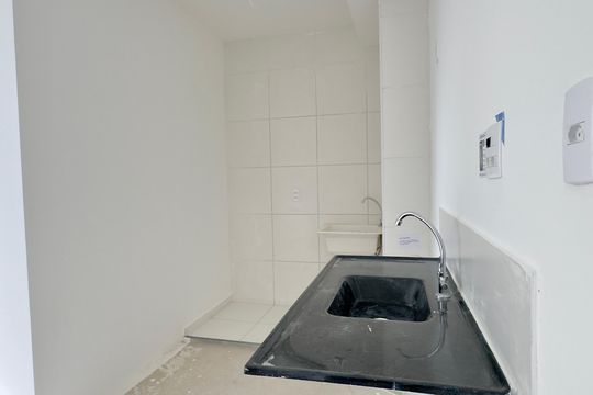Cozinha de apartamento à venda com 2 quartos, 35m² em Centro, Guarulhos