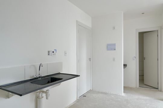Cozinha de apartamento à venda com 2 quartos, 35m² em Centro, Guarulhos