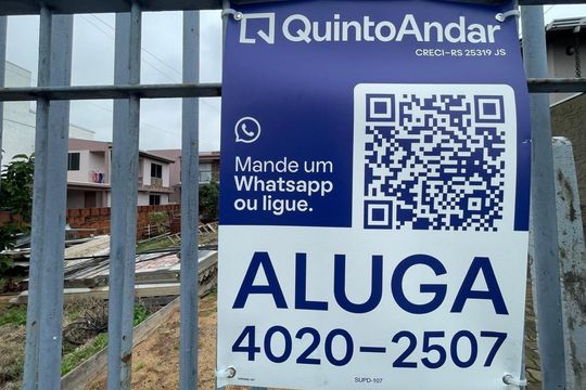 Placa de casa para alugar com 2 quartos, 70m² em Boa Vista, São Leopoldo