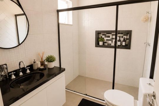 Banheiro de casa de condomínio à venda com 4 quartos, 240m² em Parque Jabaquara, São Paulo