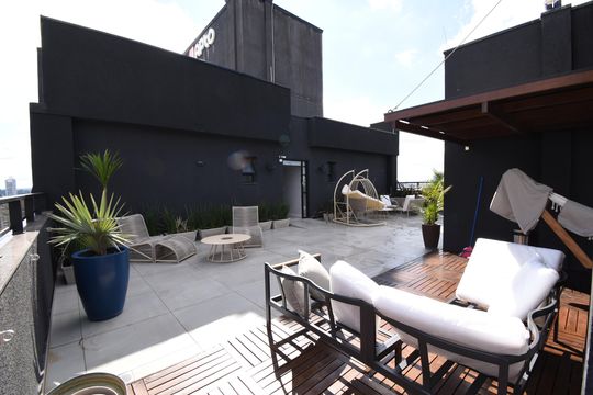Área comum de apartamento para alugar com 1 quarto, 33m² em Centro, Curitiba