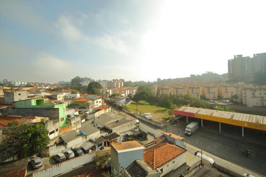 Vista Churrasqueira da Varanda da Sala de apartamento para alugar com 2 quartos, 57m² em Jardim Valdibia, São Bernardo do Campo