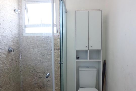 Banheiro Social de apartamento para alugar com 2 quartos, 76m² em Jardim das Acacias, São Bernardo do Campo