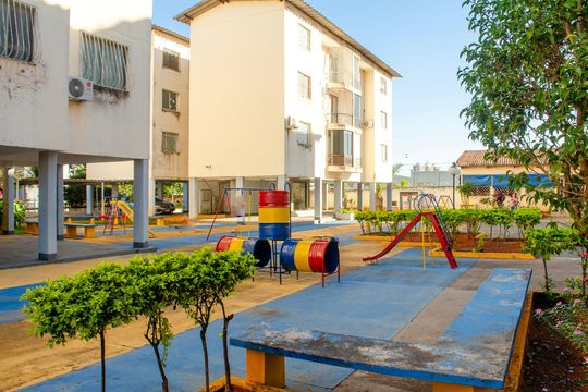 Área comum - Playground de apartamento à venda com 3 quartos, 69m² em Parque Acalanto, Goiânia