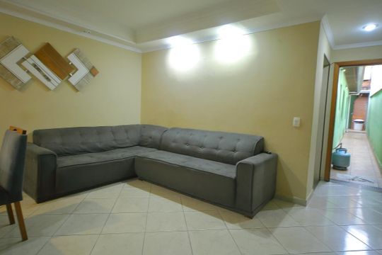 Sala de casa para alugar com 2 quartos, 125m² em Jardim Valdibia, São Bernardo do Campo