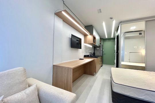 Varanda de kitnet/studio à venda com 1 quarto, 25m² em Vila da Saúde, São Paulo