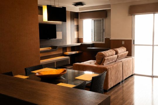 Sala de apartamento à venda com 3 quartos, 83m² em Retiro, Jundiaí