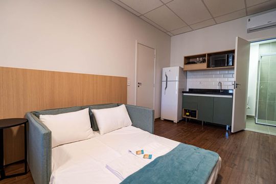 Studio de kitnet/studio para alugar com 1 quarto, 23m² em Centro Histórico de São Paulo, São Paulo