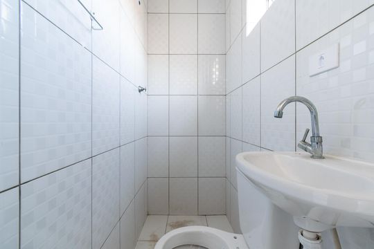 Banheiro de apartamento para alugar com 1 quarto, 38m² em Jardim Oriental, São Paulo