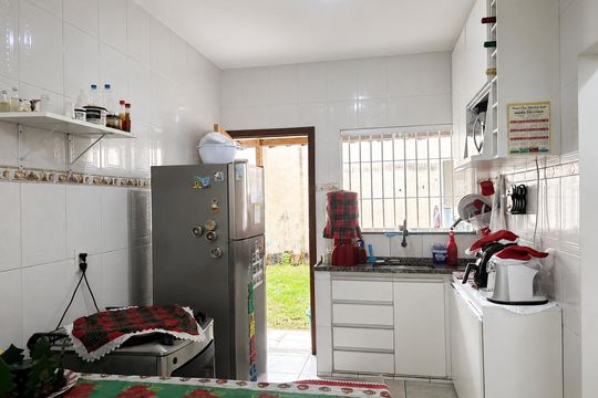 Cozinha de casa à venda com 2 quartos, 150m² em Lundcéia, Lagoa Santa