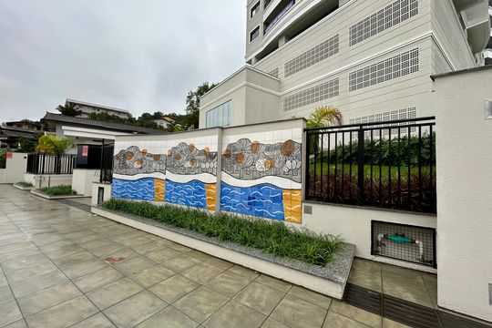 Fachada de apartamento para alugar com 3 quartos, 99m² em Saco Grande, Florianópolis