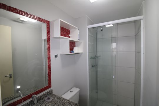Banheiro de apartamento à venda com 2 quartos, 50m² em Vila Dom Pedro Ii, São Paulo