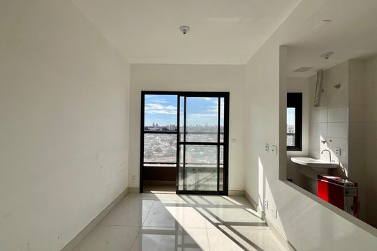 Sala de apartamento à venda com 1 quarto, 34m² em Parque Industrial, Campinas