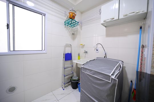 Cozinha e Área de Serviço de apartamento à venda com 2 quartos, 38m² em Vila Rio Branco, São Paulo