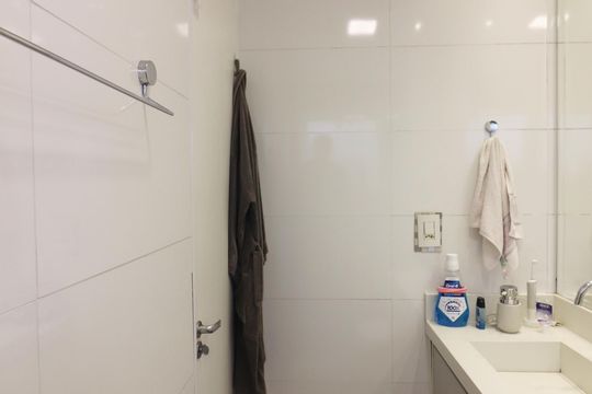 Quarto 1 - Suíte Banheiro  de apartamento à venda com 2 quartos, 97m² em Planalto, São Bernardo do Campo