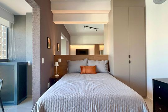 Studio de kitnet/studio para alugar com 1 quarto, 26m² em Pinheiros, São Paulo