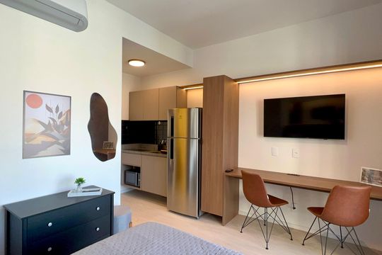 Studio de kitnet/studio para alugar com 1 quarto, 26m² em Pinheiros, São Paulo
