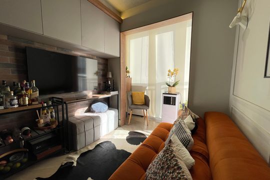 Sala de apartamento à venda com 1 quarto, 29m² em Ferreira, São Paulo