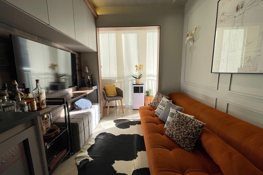 Sala de apartamento à venda com 1 quarto, 29m² em Ferreira, São Paulo