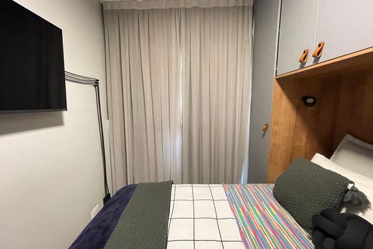 Quarto de apartamento à venda com 1 quarto, 29m² em Ferreira, São Paulo