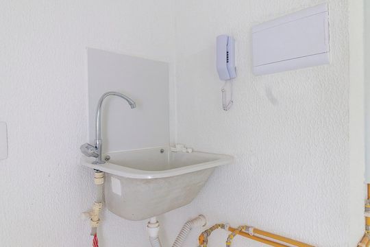 Área de Serviço de apartamento para alugar com 2 quartos, 32m² em Jardim Caravelas, São Paulo