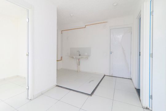 Sala de apartamento para alugar com 2 quartos, 32m² em Jardim Caravelas, São Paulo