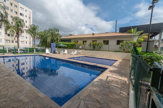 Área comum - Piscina de apartamento para alugar com 2 quartos, 48m² em Jardim Morumbi (nova Veneza), Sumaré