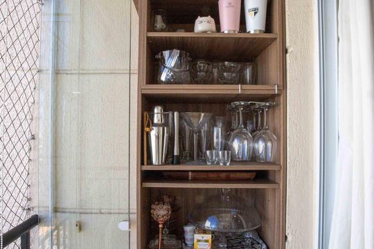 Varanda da Sala de apartamento à venda com 2 quartos, 50m² em Centro, Diadema
