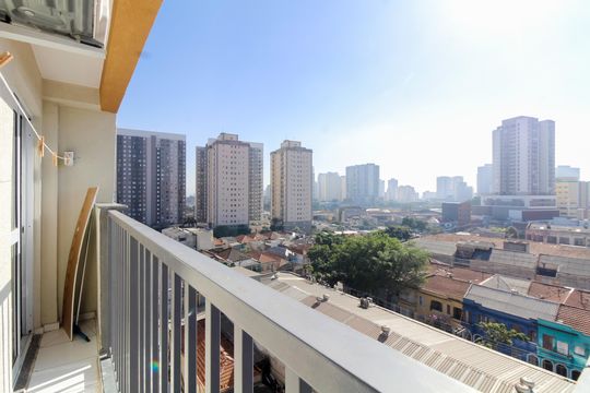 Varanda de apartamento para alugar com 1 quarto, 28m² em Mooca, São Paulo