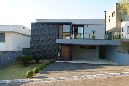 Fachada de casa de condomínio à venda com 5 quartos, 460m² em Colinas da Anhanguera, Santana de Parnaíba