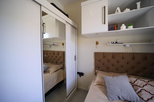 Quarto 1 de casa à venda com 2 quartos, 36m² em Vila Dalila, São Paulo