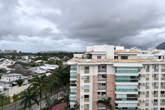 Suíte 2 - Vista de apartamento à venda com 3 quartos, 156m² em Barra da Tijuca, Rio de Janeiro
