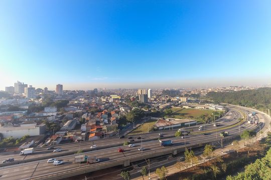 Vista da Sala de apartamento para alugar com 2 quartos, 35m² em Vila Norma, São Paulo