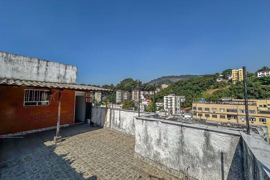 Varanda - Suíte de apartamento à venda com 3 quartos, 100m² em Santa Teresa, Rio de Janeiro