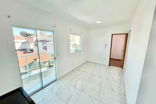 Sala/Cozinha de apartamento à venda com 2 quartos, 42m² em Parada Inglesa, São Paulo
