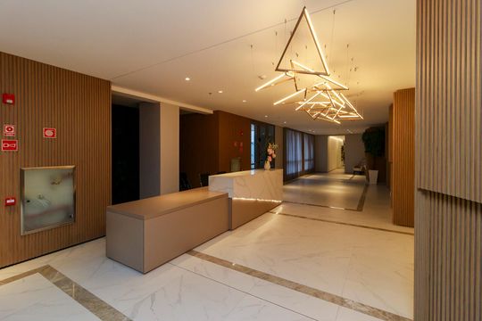 Área comum de apartamento para alugar com 2 quartos, 107m² em Jardim das Acacias, São Paulo